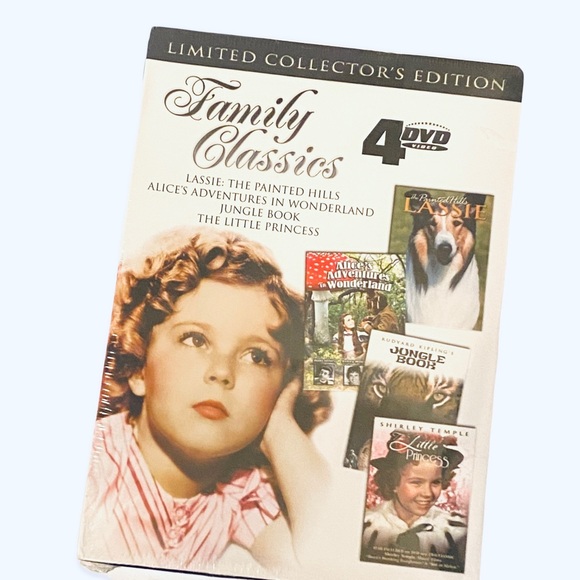 Other - Sealed Shirley Temple DVD Movie Box Set Lassie Alice in Wonderland Jungle Book
